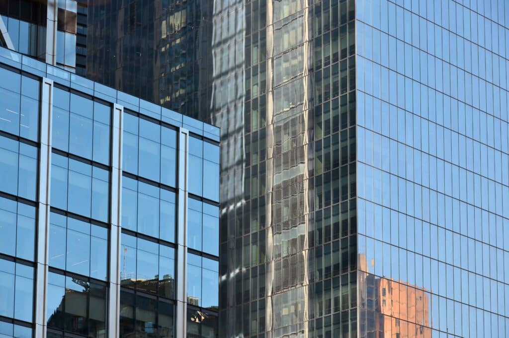 Modern office building in New York City, United States from Shutterstock #2398723419